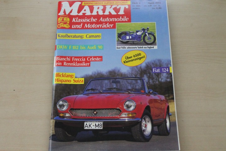 Deckblatt Oldtimer Markt (04/1991)